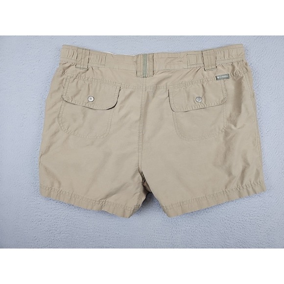 Columbia Cargo Shorts Women's Medium Brown 3.5" Inseam Hiking Outdoor Casual - Picture 6 of 7
